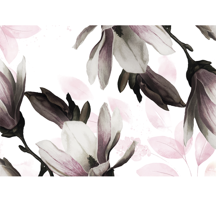 Estor enrollable salón variación floral glamour - TenVinilo