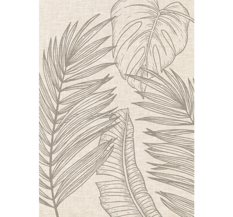 Estor enrollable beige efecto tejido tropical - TenVinilo