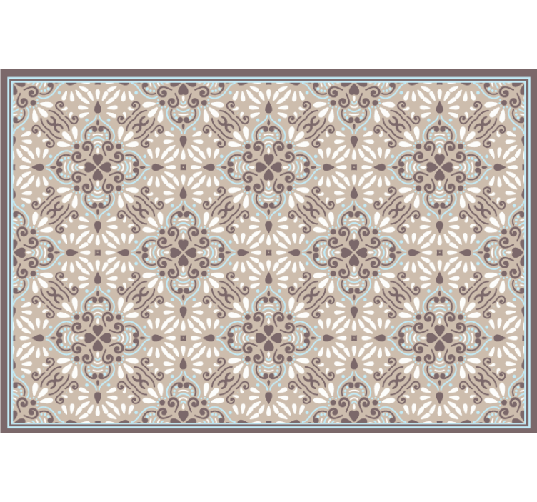 Estor enrollable beige mosaico blanco - TenVinilo