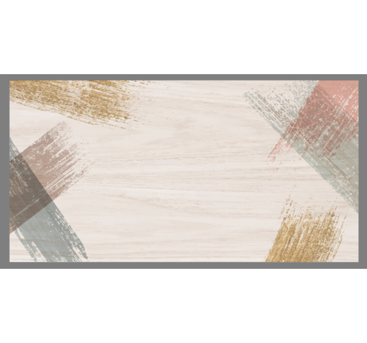 Estor enrollable beige bloque de madera - TenVinilo