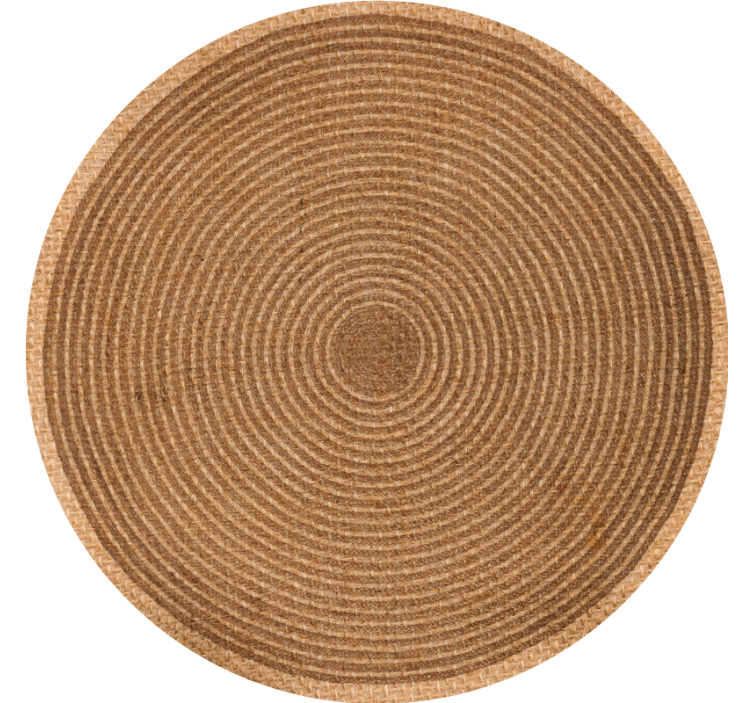 Estor enrollable beige textura yute circular - TenVinilo