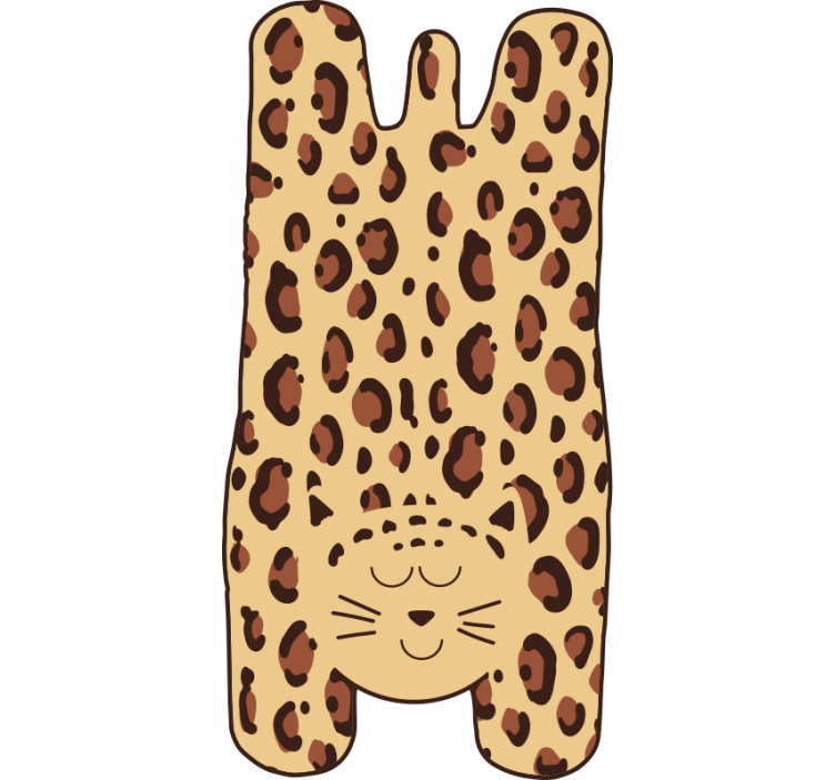 Estor enrollable beige cheetah para niños - TenVinilo