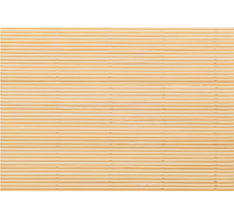 Estor enrollable beige con patrón imitación bambú - TenVinilo