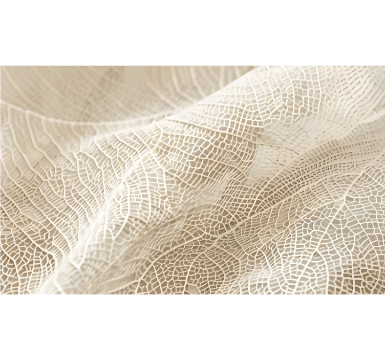 Estor enrollable beige hojas minimalistas - TenVinilo