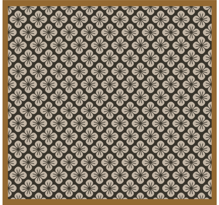 Estor enrollable habitación diseño de suelo - TenVinilo