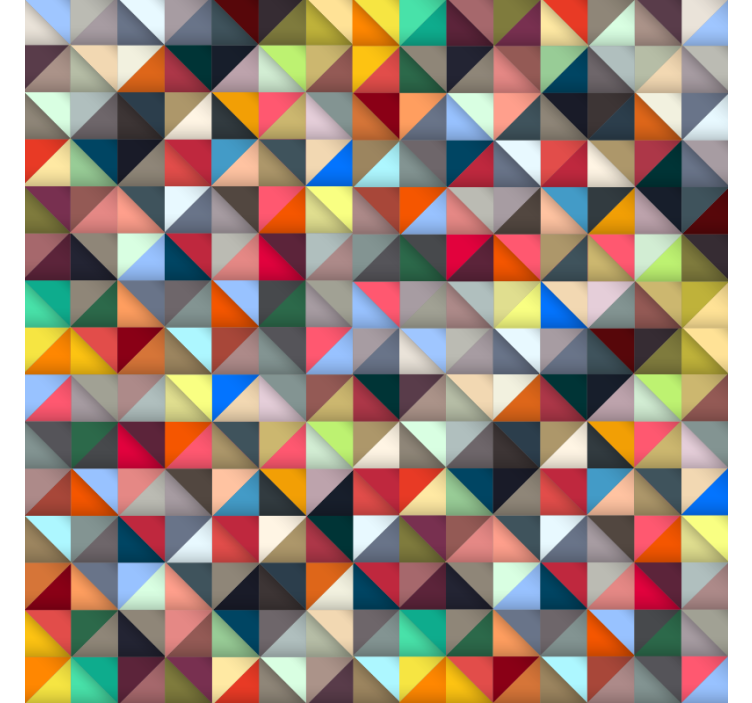 Estor enrollable habitación mosaico colorido - TenVinilo