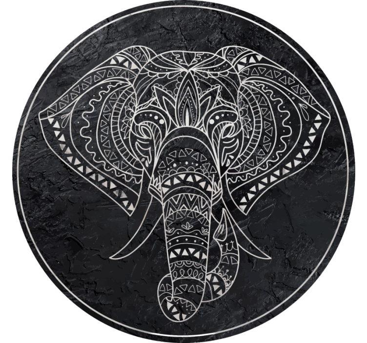 Estor enrollable habitación textura mármol elefante - TenVinilo