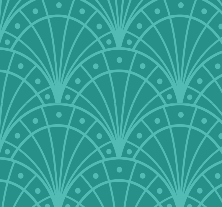 Estor enrollable habitación estilo art decó - TenVinilo