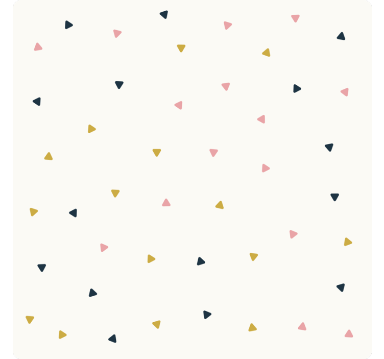 Estor enrollable habitación motivo triángulos minimalistas - TenVinilo