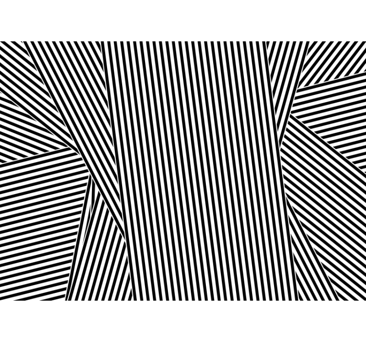 Estor enrollable habitación rayas superpuestas - TenVinilo