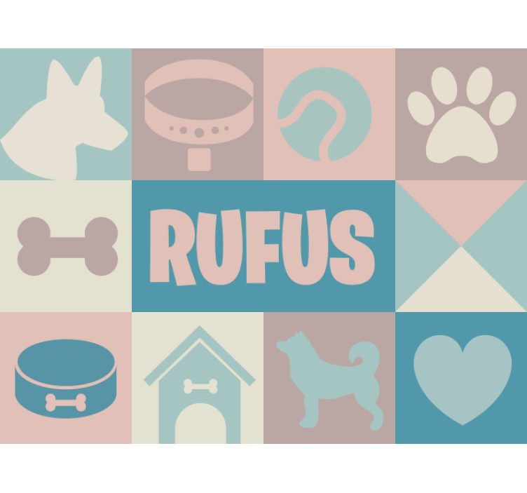 Estor enrollable habitación perros personalizados - TenVinilo