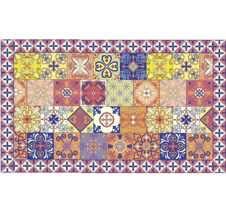 Estor enrollable habitación mexicano - TenVinilo