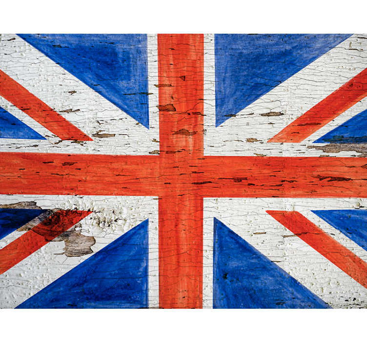 Estor enrollable habitación estilo urbano bandera uk - TenVinilo