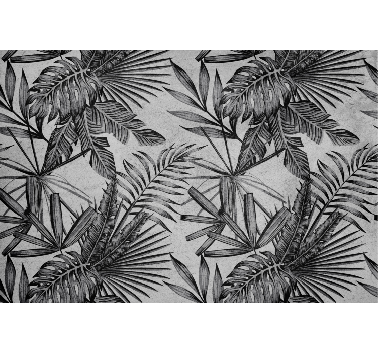 Estor enrollable gris plantas de hormigón - TenVinilo