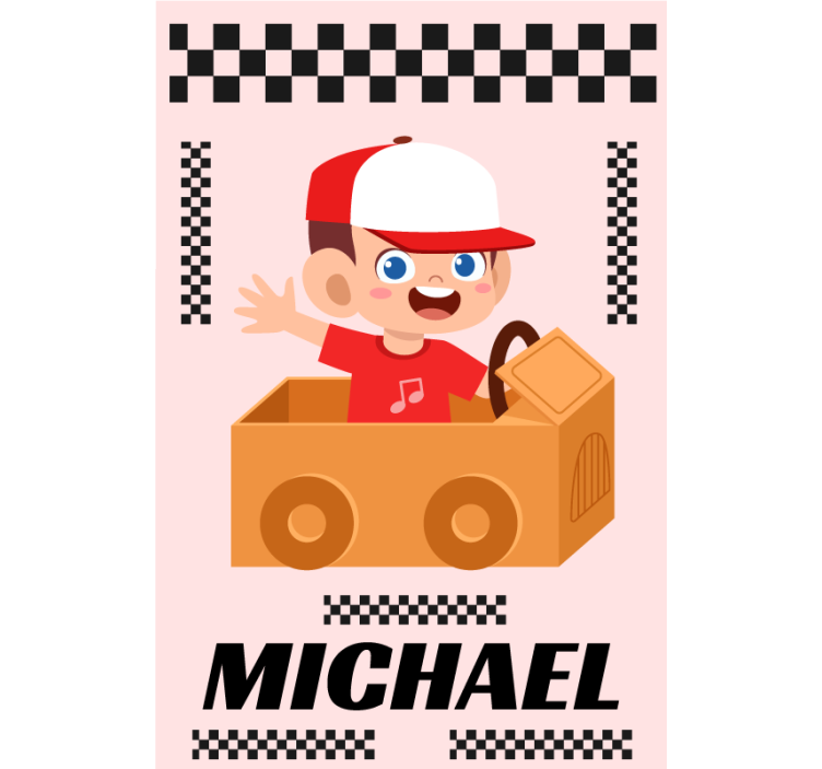 Estor enrollable personalizable aventura de carreras animada - TenVinilo