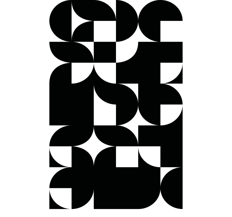 Estor enrollable moderno arreglos geométricos energéticos - TenVinilo