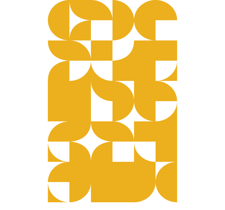 Estor enrollable moderno formas geométricas abstractas - TenVinilo