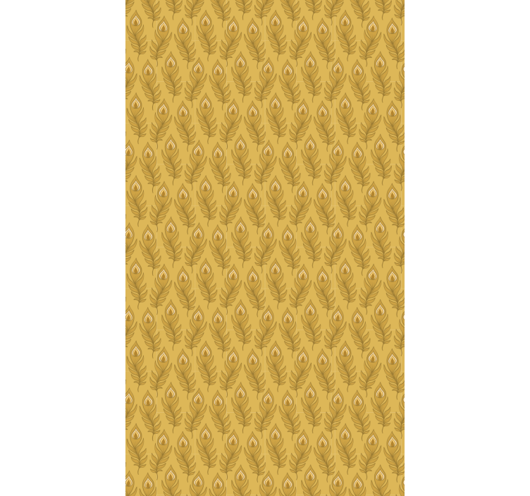 Estores enrollable flores elegante motivo de follaje - TenVinilo