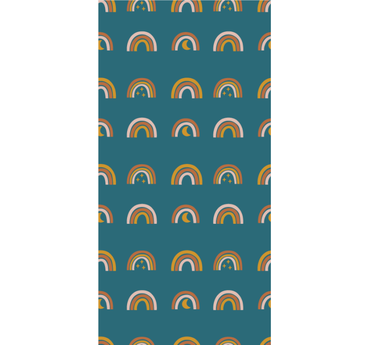 Estor enrollable infantil arcoíris y estrellas - TenVinilo