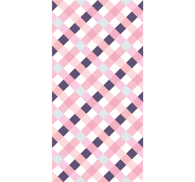 Estor enrollable moderno armonía de patrones de diamantes - TenVinilo