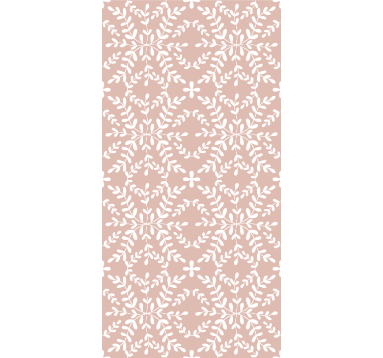 Estores enrollable flores tema de hoja botánica - TenVinilo