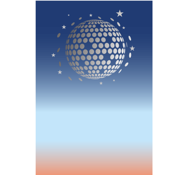 Estor enrollable original vista abstracta de discoteca - TenVinilo