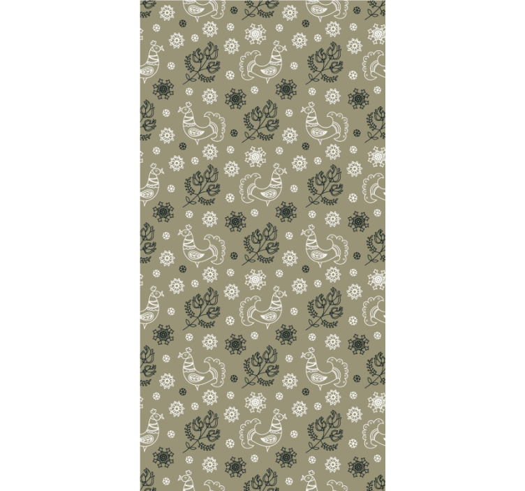 Estor enrollable animales encantadores patrones de aves - TenVinilo