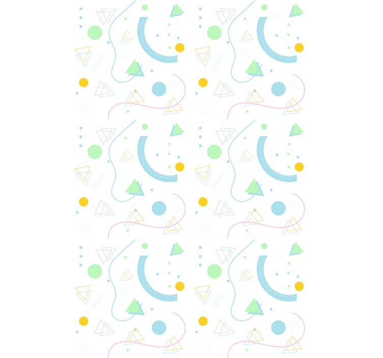 Estor enrollable moderno matriz de formas geométricas - TenVinilo