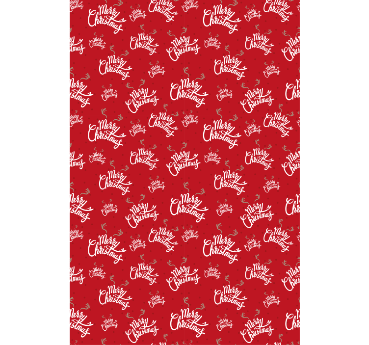 Estor enrollable frase patrón de feliz navidad - TenVinilo