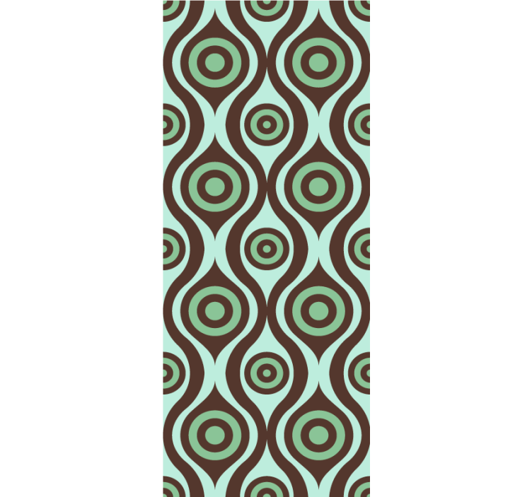 Estor enrollable textura patrón circular concéntrico - TenVinilo