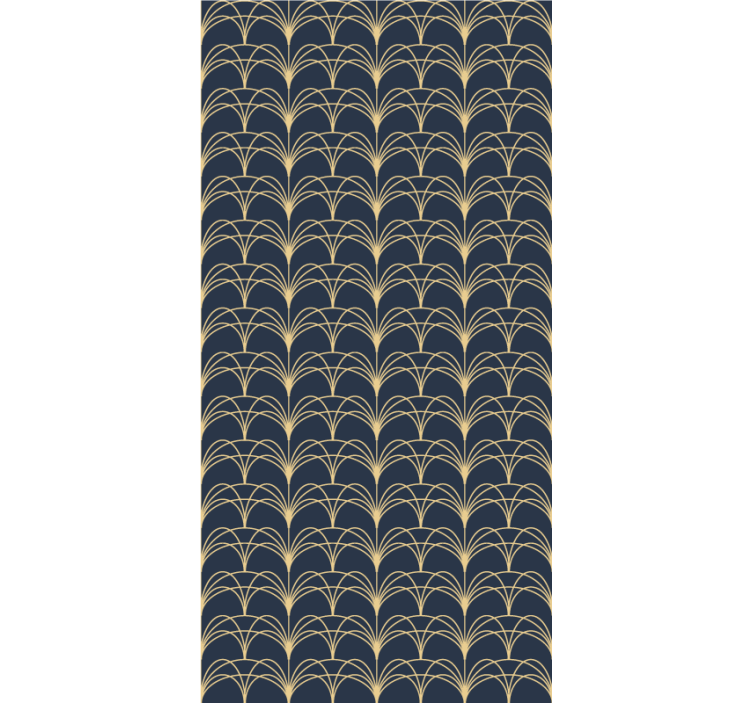 Estor enrollable elegante arcos dorados - TenVinilo