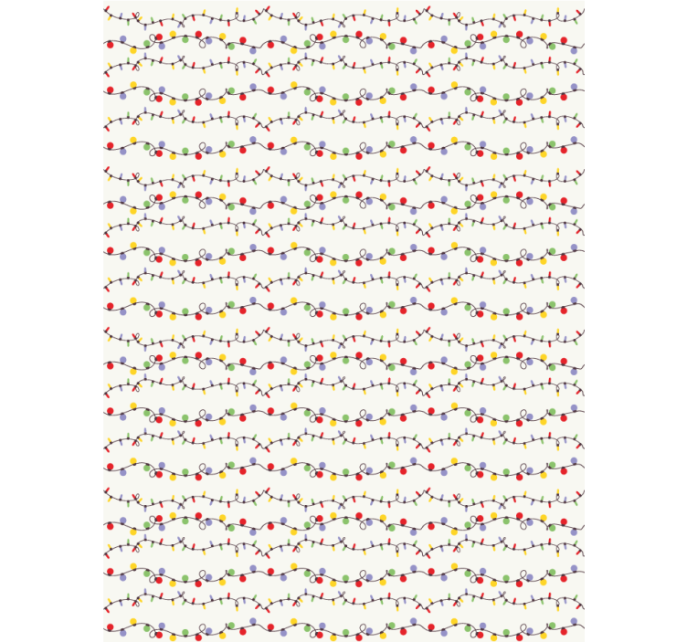 Estor enrollable infantil luces de cadena de colores - TenVinilo