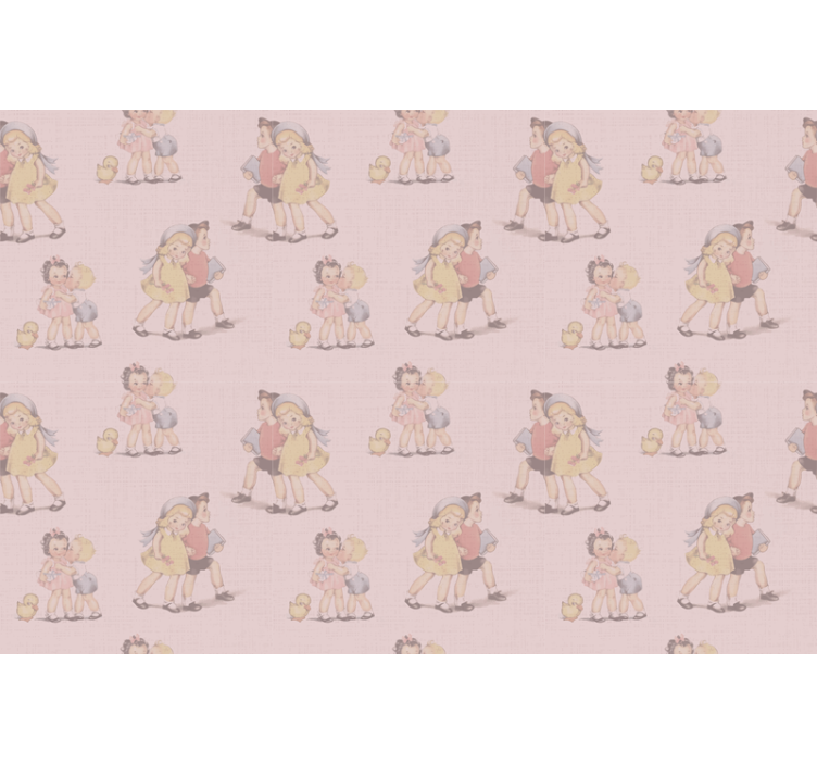 Estor enrollable original niños jugando juntos - TenVinilo