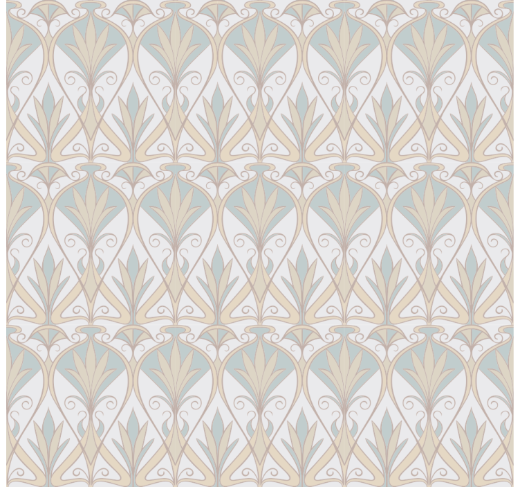 Estor enrollable elegante motivo vegetal gris - TenVinilo