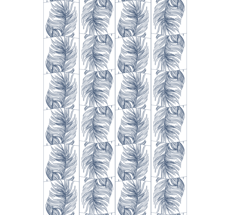 Estores enrollable flores hojas beige estilizadas - TenVinilo