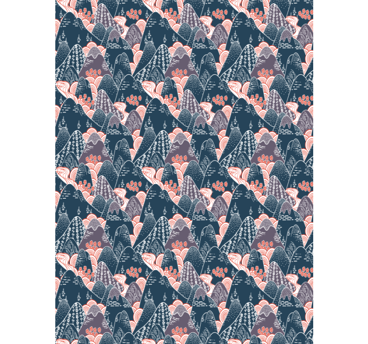 Estor enrollable nórdico montaña y ríos - TenVinilo