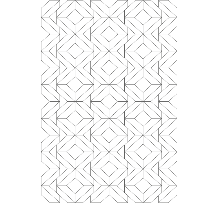 Estor enrollable moderno bloques de figuras geométricas - TenVinilo