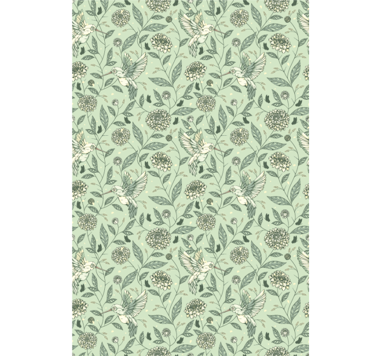 Estor enrollable flores encantador diseño floral - TenVinilo