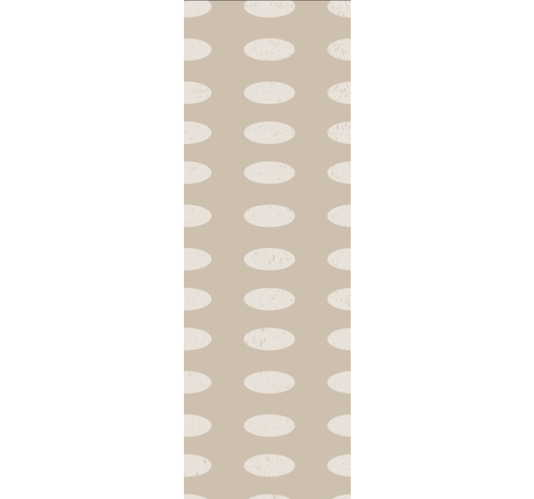 Estor enrollable textura contraste de patrón ovalado - TenVinilo