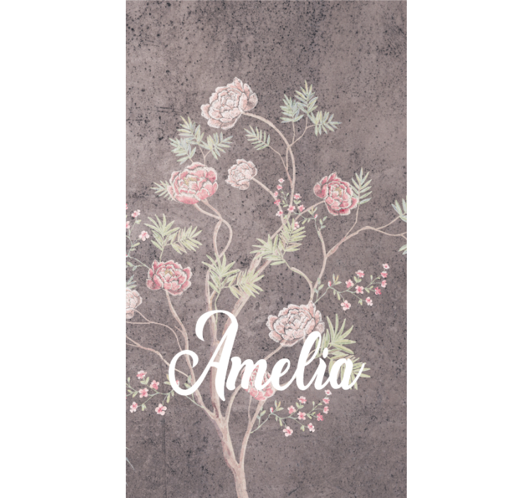 Estores enrollable flores elegancia floral personalizada - TenVinilo