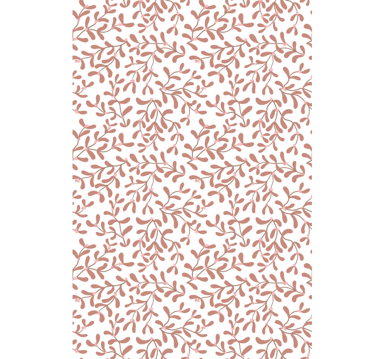 Estores enrollable flores sutil motivo de hoja - TenVinilo