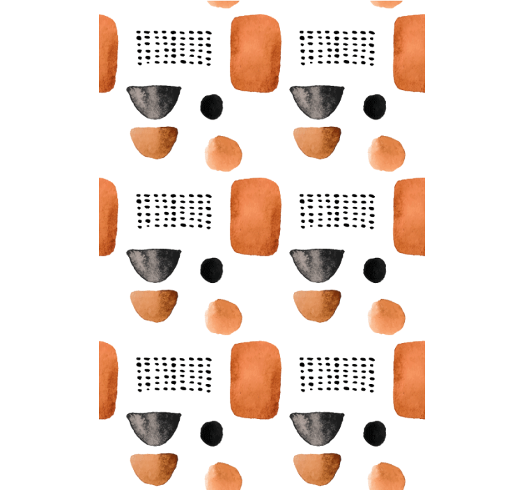 Estor enrollable oficina formas geométricas minimalistas - TenVinilo