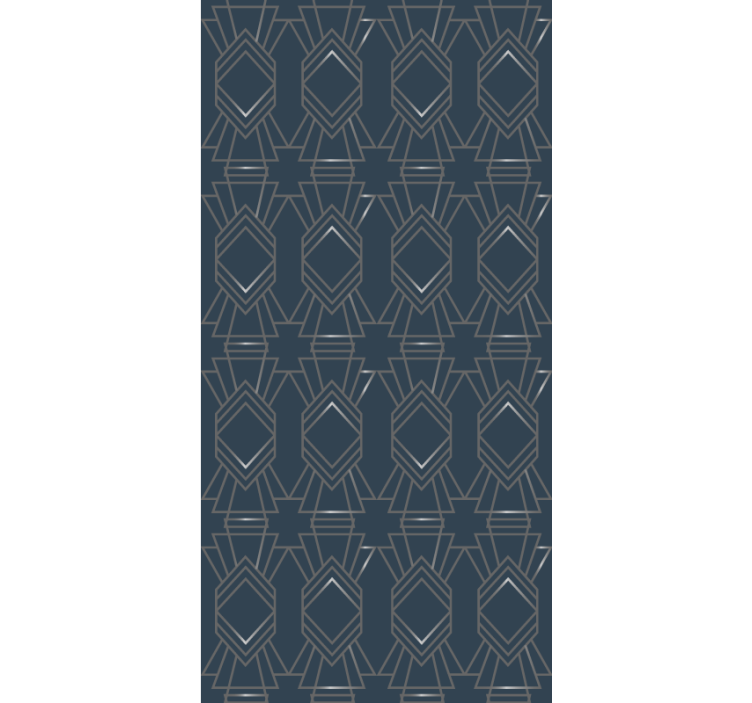 Estor enrollable moderno patrón de formas geométricas - TenVinilo