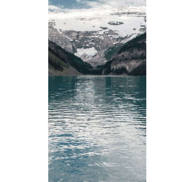 Estor enrollable original reflejos del lago de montaña - TenVinilo