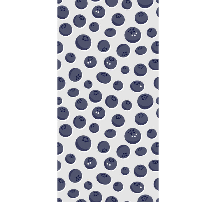 Estores enrollable frutas motivo de arándanos - TenVinilo