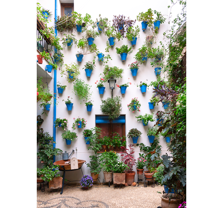 Estor salón patio andaluz - TenVinilo