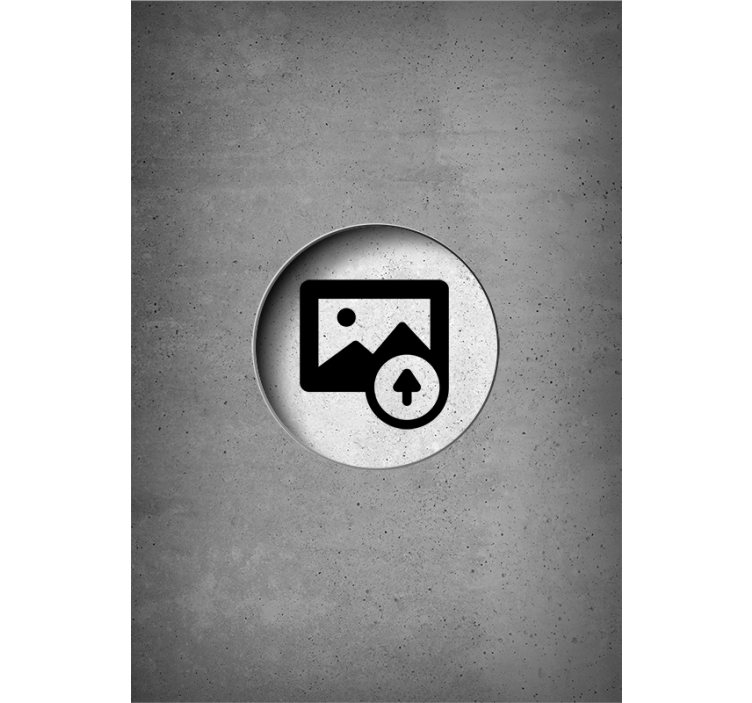 Estor enrollable salón efecto hormigón personalizado - TenVinilo