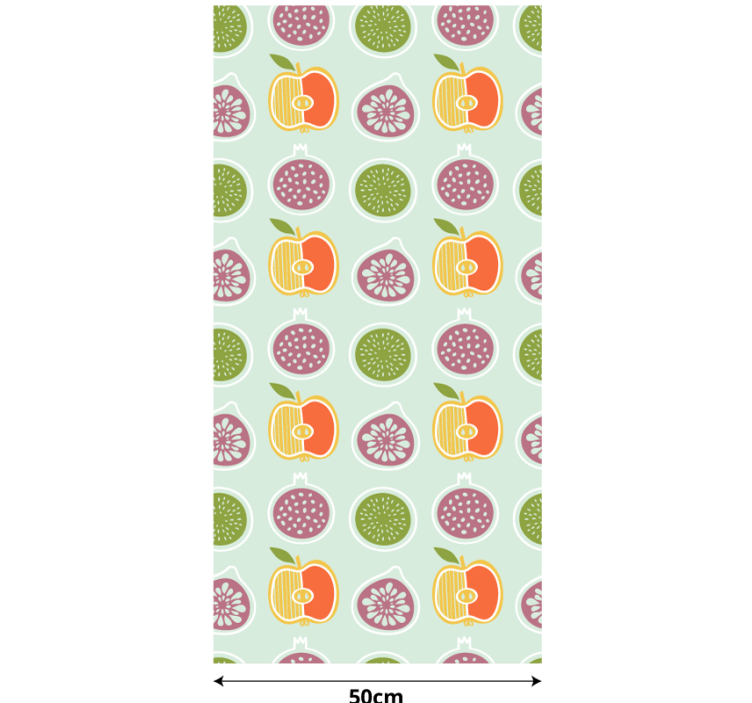 Estor enrollable cocina original patrón cítricos - TenVinilo