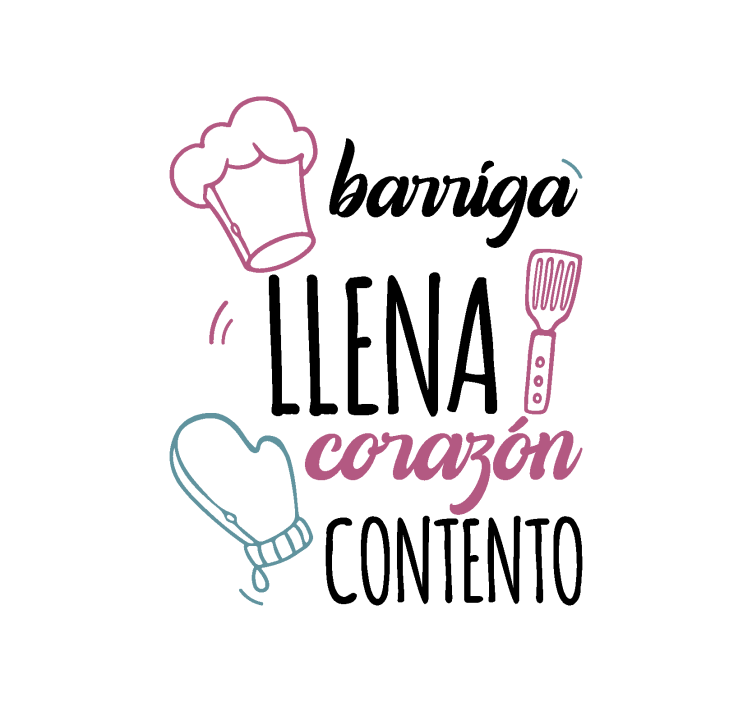 Estor enrollable cocina original divertido cita de comida - TenVinilo