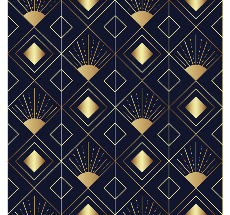 Estor enrollable elegante estilo art déco - TenVinilo